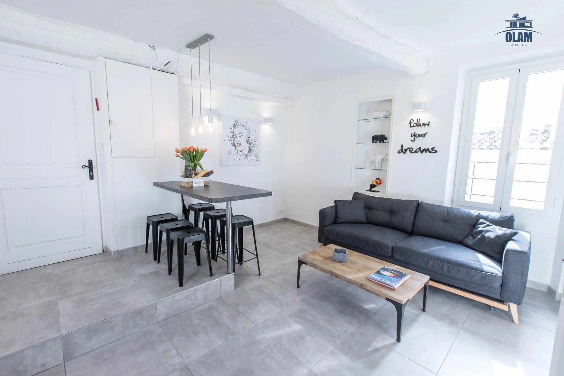 Apartment Cannes : bright 1-bedroom, 4 persons, balconnet, near Palais