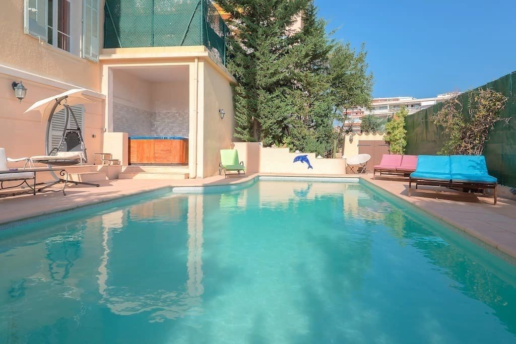 Townhouse Cannes: 7 bedrooms, swimming pool and garden