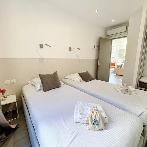 Appartement Cannes Gambetta : 3 pièces contemporain, proche commerces