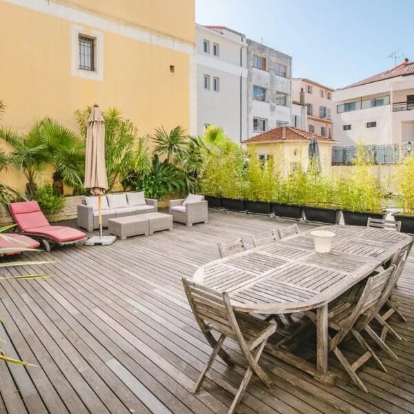 Appartement Cannes Centre : grand 3 pièces, 100m², terrasse, proche Croisette