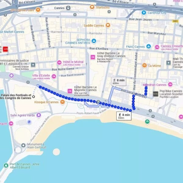 Cannes: Lovely, quiet one-bedroom apartment in the city center