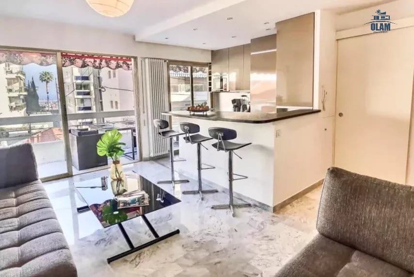 Cannes : secteur Palm Beach – 1 chambre – Vue mer