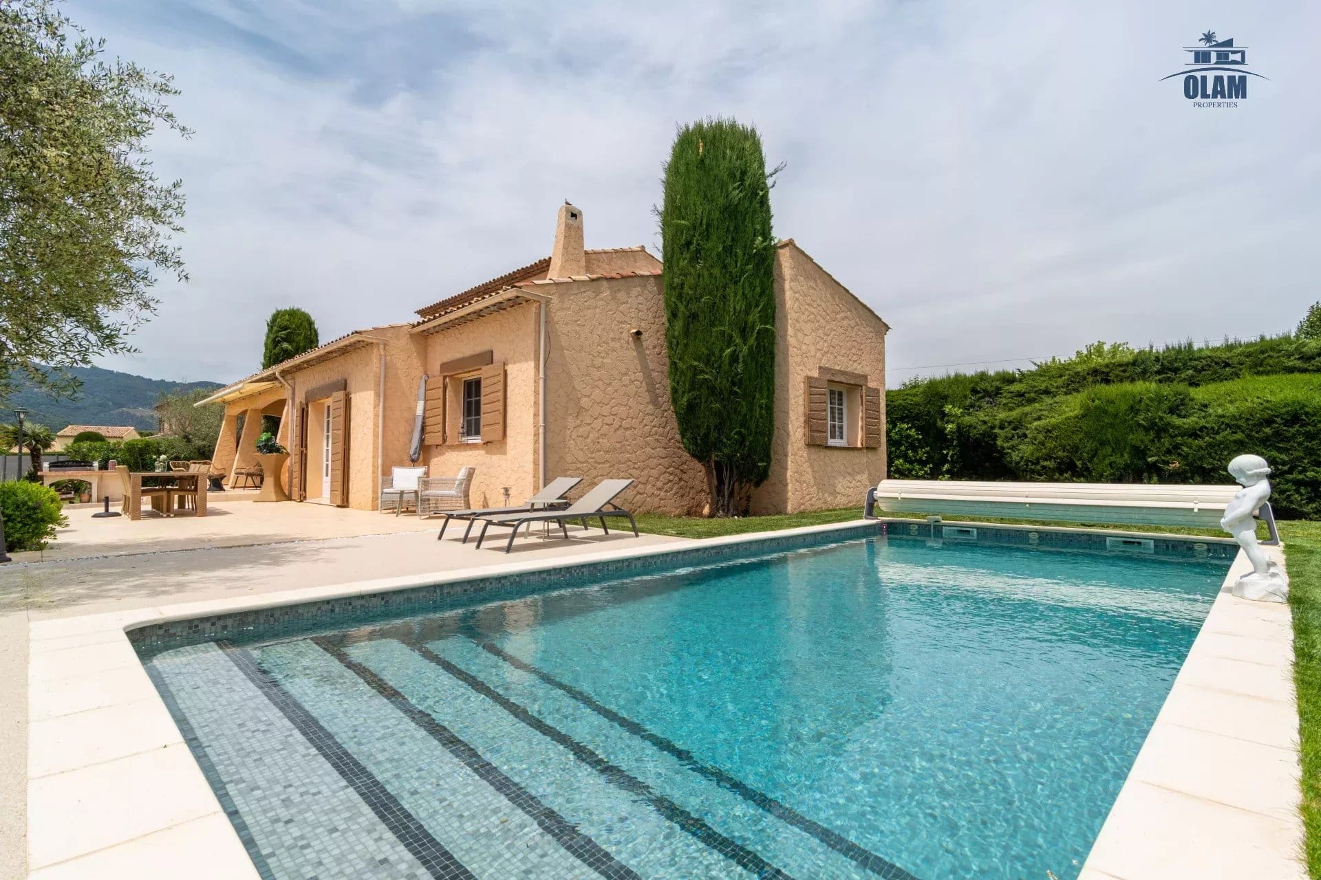 Villa La Roquette-sur-Siagne: 150 m2, wooded garden, absolute calm