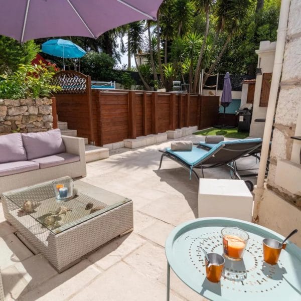 Maison Cannes Montfleury : 3 chambres, 3 bains, terrasse avec piscine et barbecue