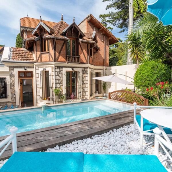 House Cannes Montfleury : 3 bedrooms, 3 bathrooms, terrace with swimming pool and barbecue