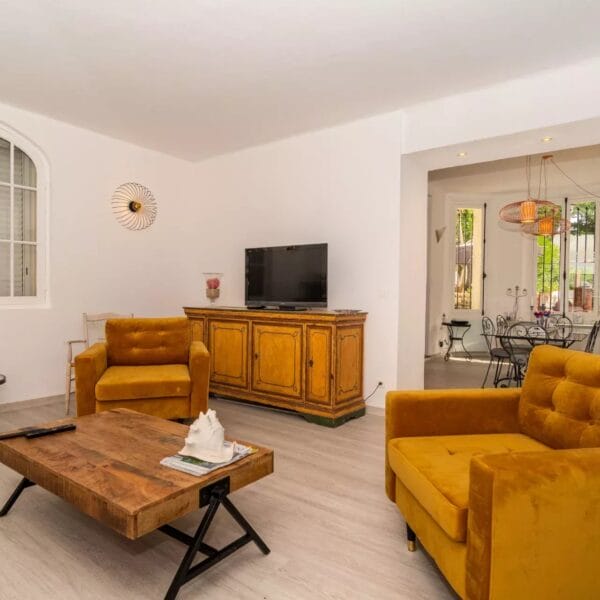 Maison Cannes Montfleury : 3 chambres, 3 bains, terrasse avec piscine et barbecue