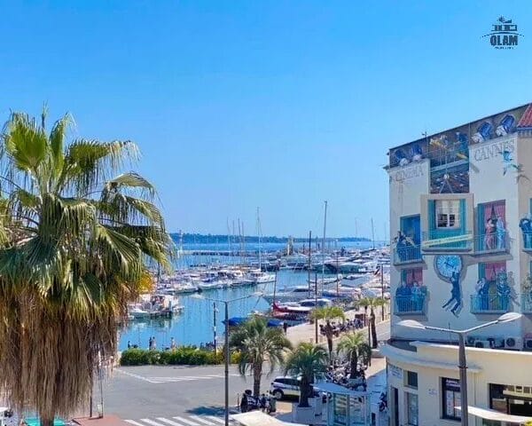 Cannes : bel appartement avec terrasse et vue sur le vieux port