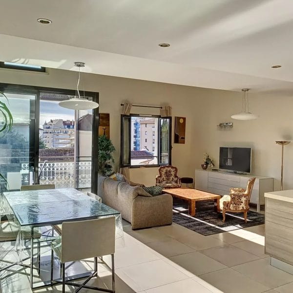 Apartment Cannes Centre: luxurious 3-bedrooms, luxury residence, ideal quiet location