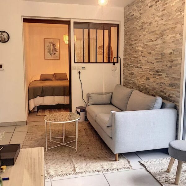 Studio Canne Oxford : charming alcove studio, balcony, luxury residence with swimming pool