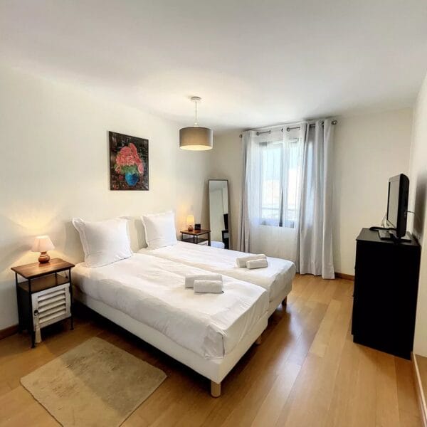 Apartment Cannes Centre: luxurious 3-bedrooms, luxury residence, ideal quiet location