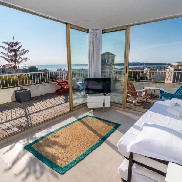 Appartement Cannes Basse Californie : 3 chambres, splendide rooftop