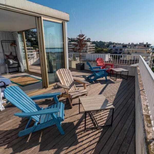 Appartement Cannes Basse Californie : 3 chambres, splendide rooftop