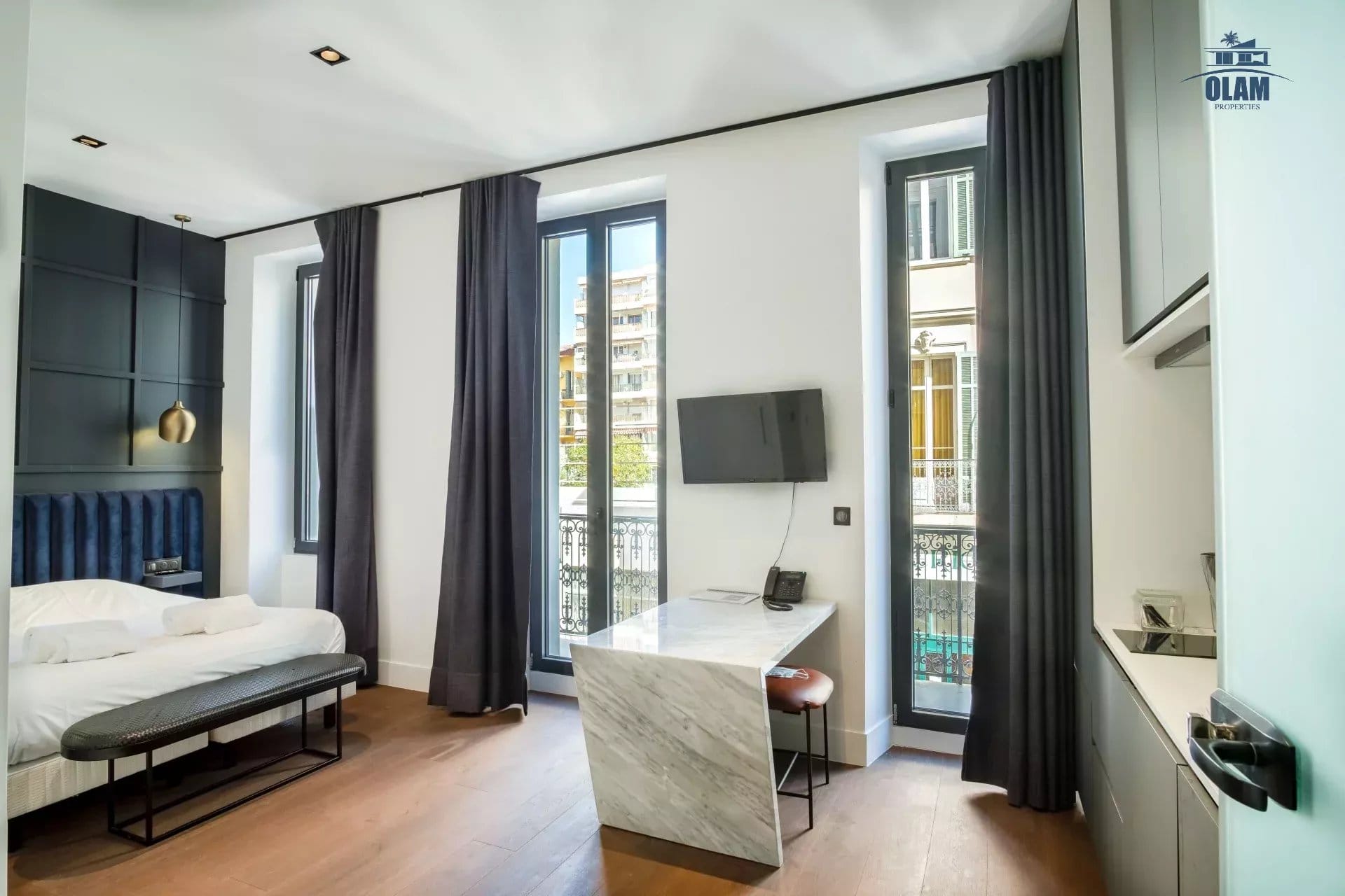 Studio Cannes Centre : splendide studio premium, résidence Montefiore