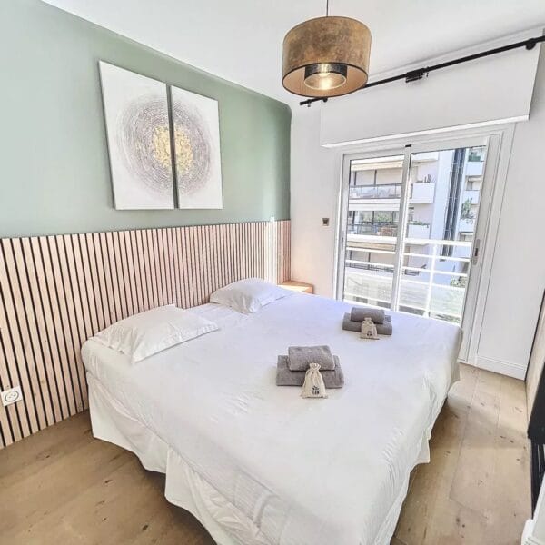 Appartement Cannes Croisette : 3 pièces rénové, proche Palais des Festivals