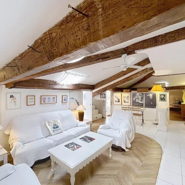 Cannes: 3 bedroom one of a kind loft with parking