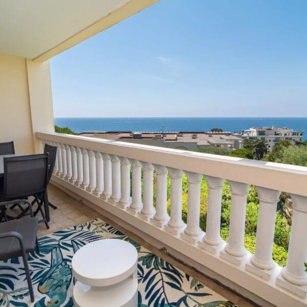 Appartement Cannes Croix des Gardes : cozy 2 pièces, terrasse vue mer panoramique