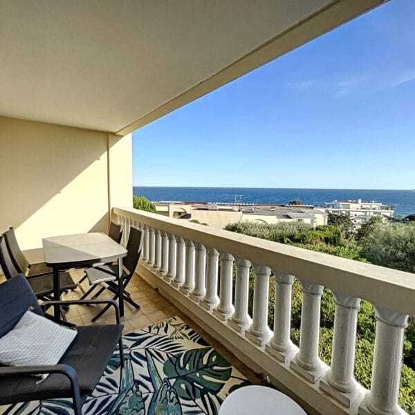 Apartment Cannes Croix des Gardes : cozy 1-bedroom apartment, panoramic sea view terrace