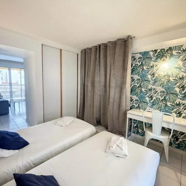 Apartment Cannes Banane : 2-bedrooms, terrace, near Croisette