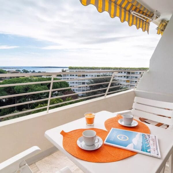 Appartement Cannes Croix des Gardes : splendide 2 pièces, résidence avec piscine, tennis, parc arboré
