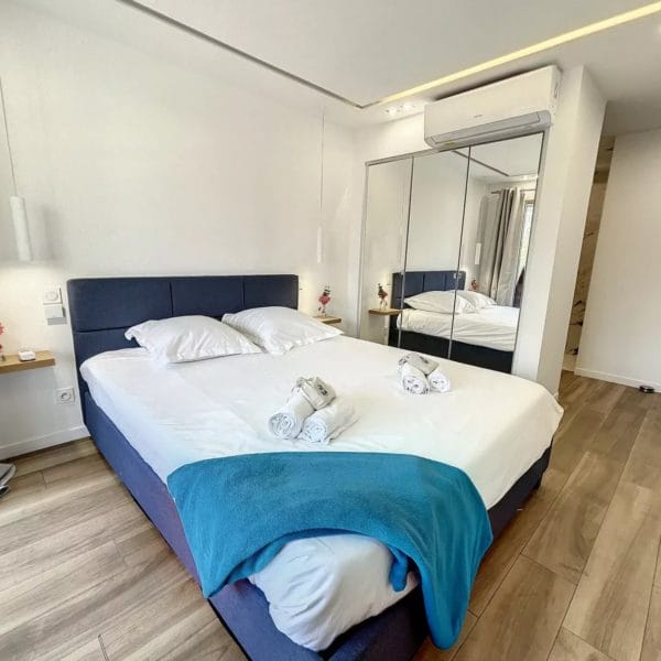 Appartement Cannes Banane : chaleureux 3 pièces avec loggia