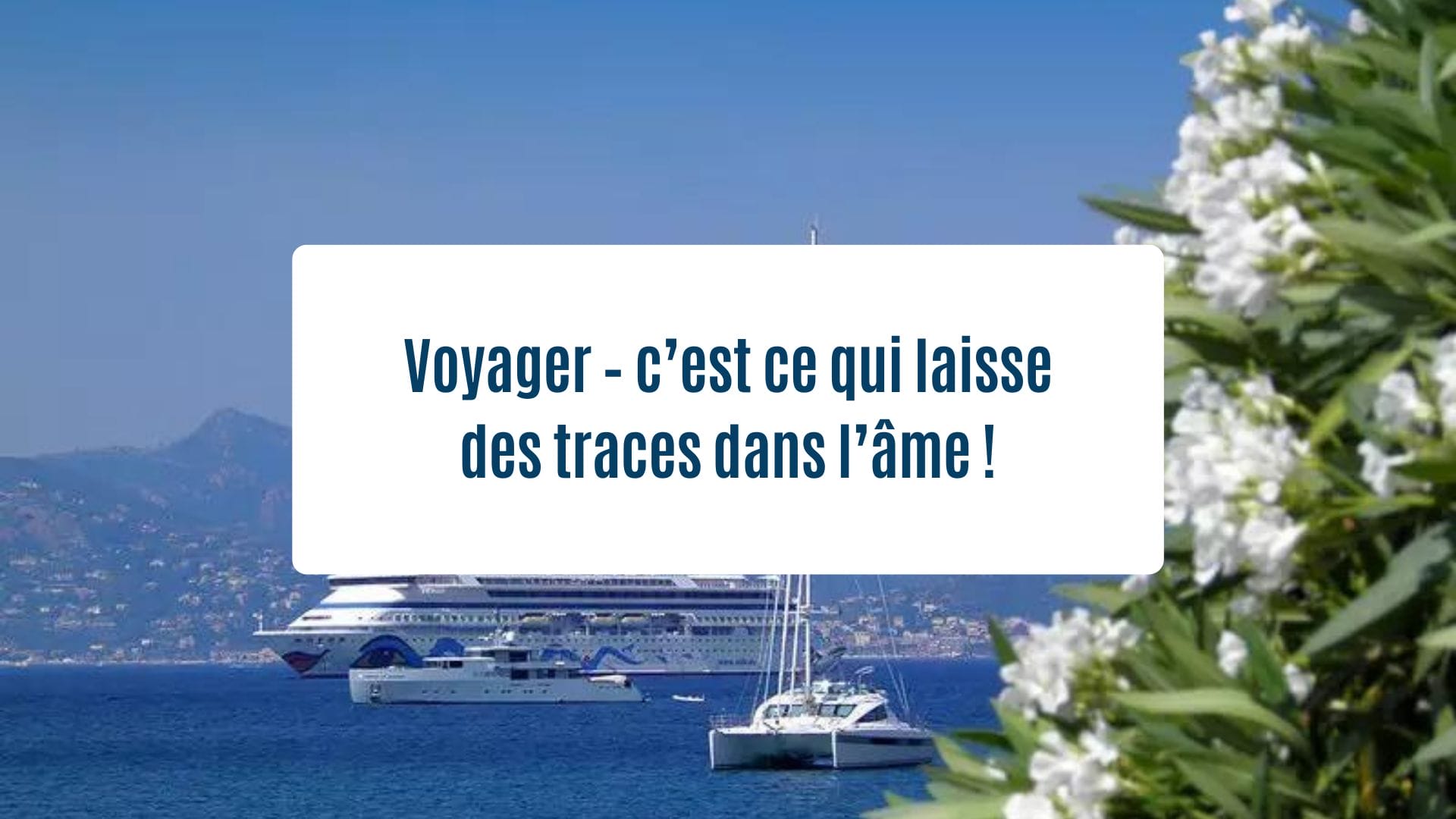 Actualités Olam Properties : Voyager - c'est ce qui laisse des traces dans l'âme !