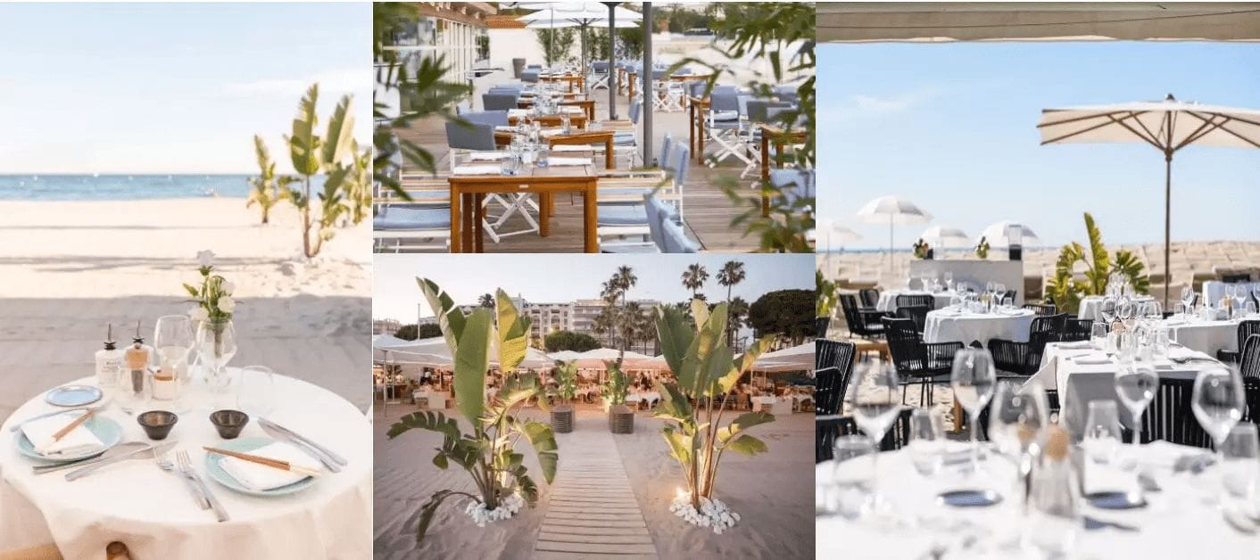 Cannes en plein air Plages et sport - Plages privées