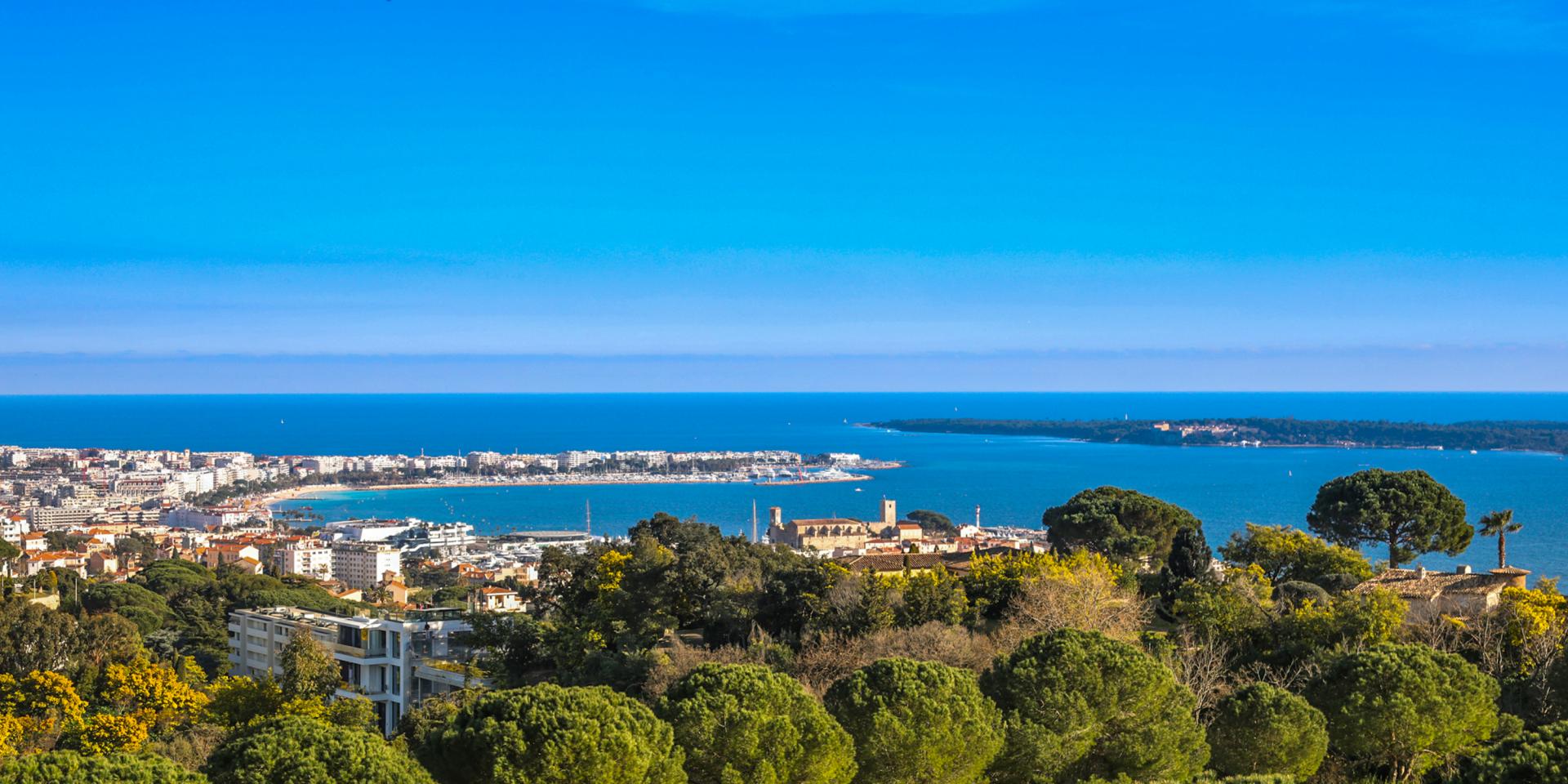 Quartiers de Cannes immobilier : Panorama Croix des Gardes Cannes - Olam Properties