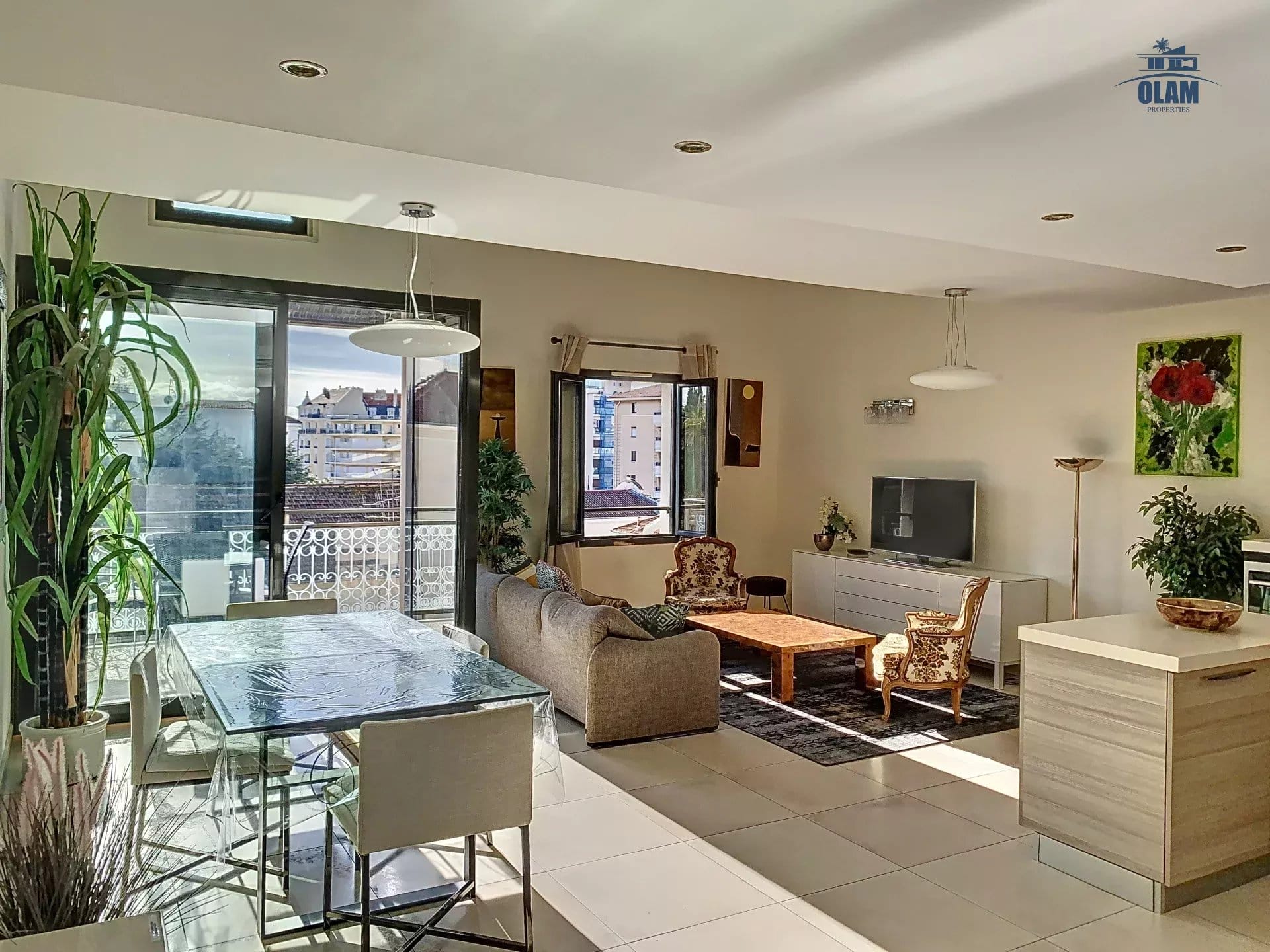 Apartment Cannes Centre: luxurious 3-bedrooms, luxury residence, ideal location