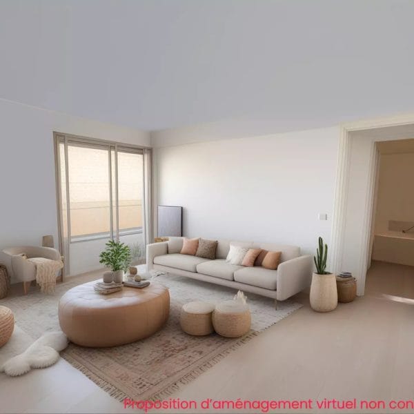 Apartment Cannes Banane: bright 1-bedroom flat, residence with janitor, unobstructed view of the hills