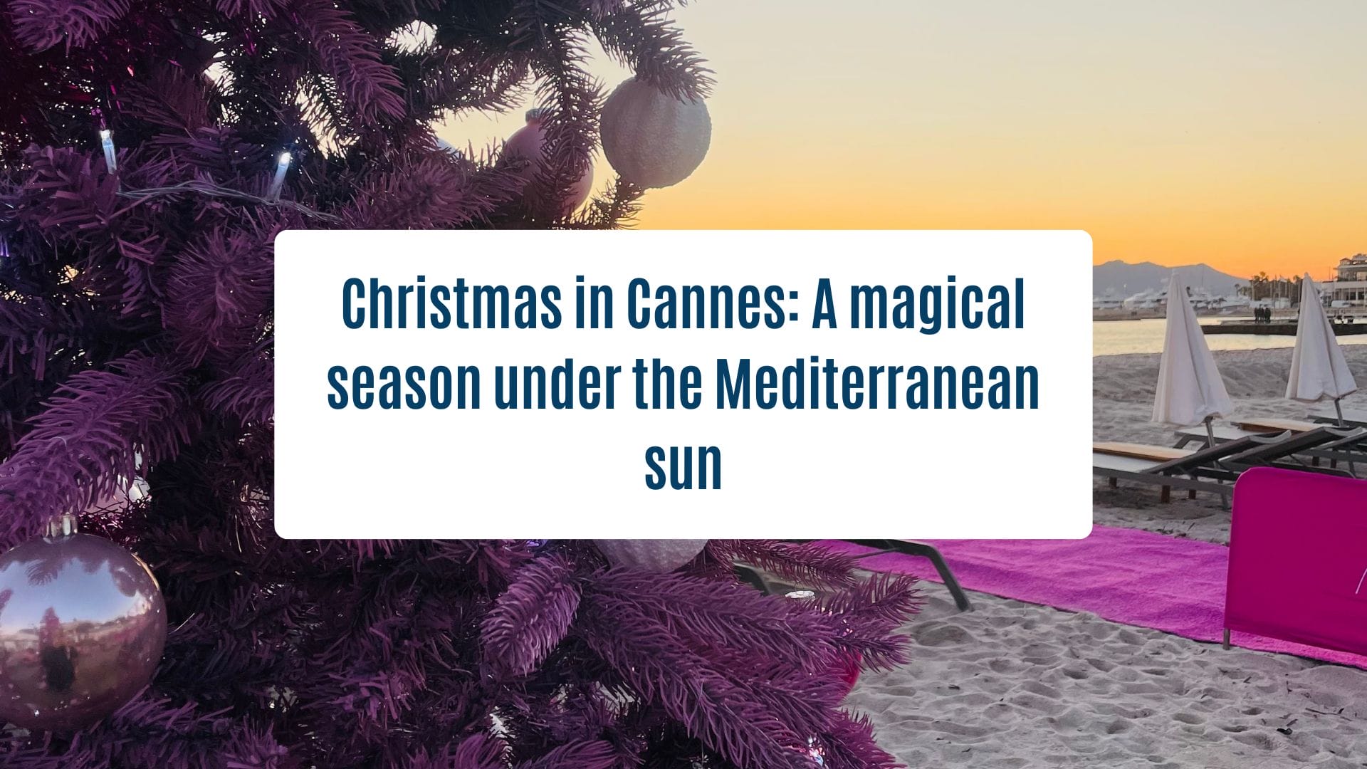 Actualités Olam Properties - Christmas in Cannes: A magical season under the Mediterranean sun