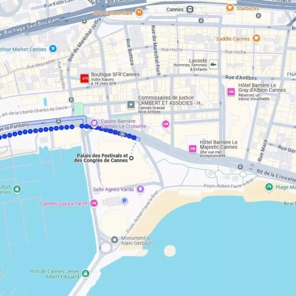 Cannes: Appartement duplex Suquet 3 chambres avec terrasse et vue mer