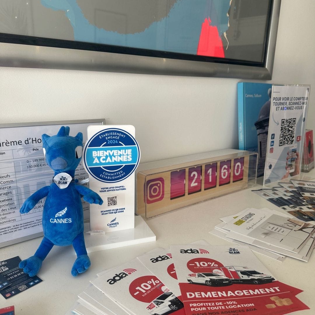 Actualités Olam Properties - Léro, le dragon bleu de Cannes : notre mascotte chez Olam Properties