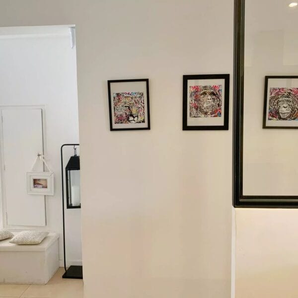 RDJ Cannes Tassigny : 3P traversant, expo sud, jardin de 90 M2