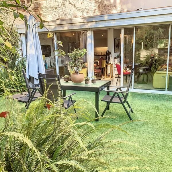 Cannes Tassigny apartments: 2/3 bedroom garden apartment in quiet residence with greenery and adjoining Studio