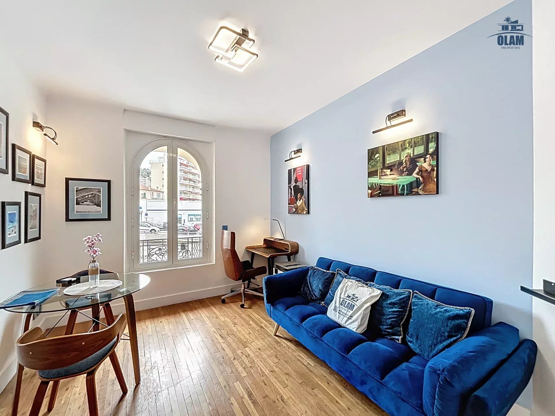 Cannes: 50 shades of blue : Modern 1BR in heart of town