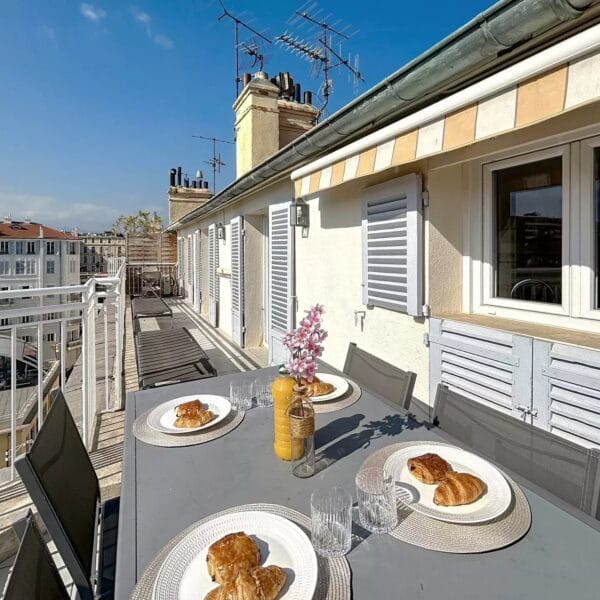 Cannes :Duplex d’Exception – 5 Chambres – 2 Terrasses – À 1 Minute du Palais des Festivals – Cannes Hyper-Centre