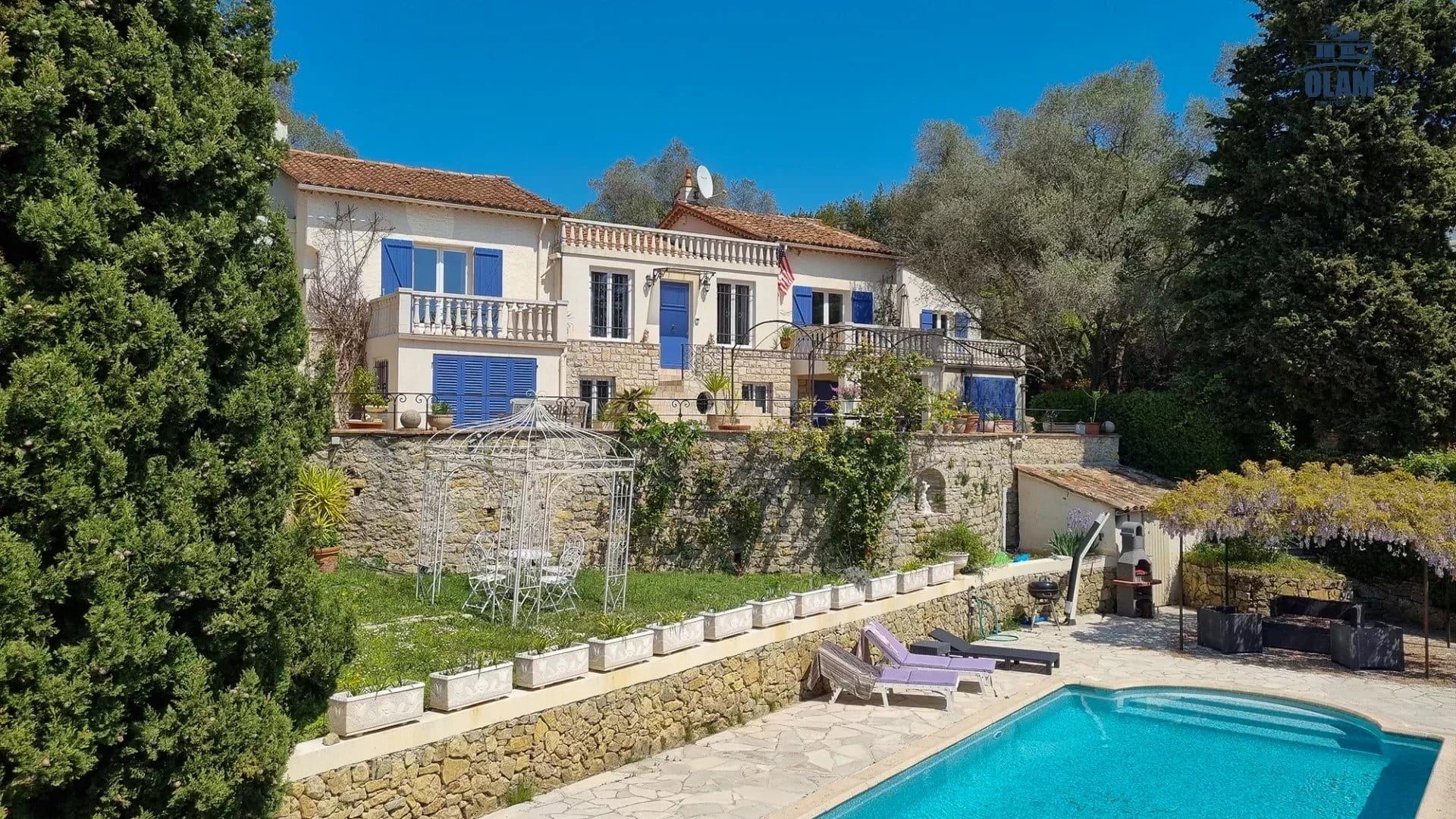 Bastide Le Cannet : 380 M2, swimming pools, terrain 2885 M2