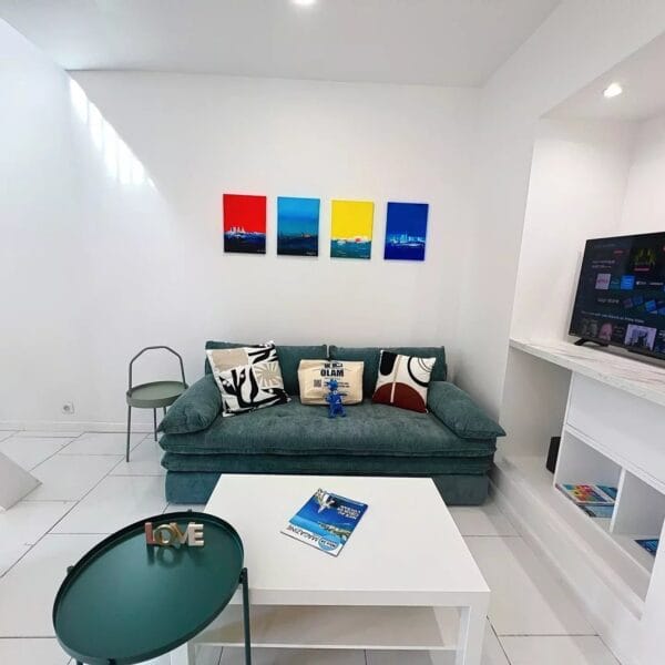 La petite maison blanche au Suquet – Appartement 2 chambres + mezzanine