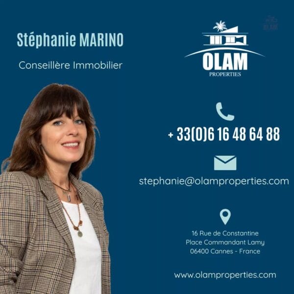 Charming house, Le Cannet Historique: 3 rooms + multipurpose space